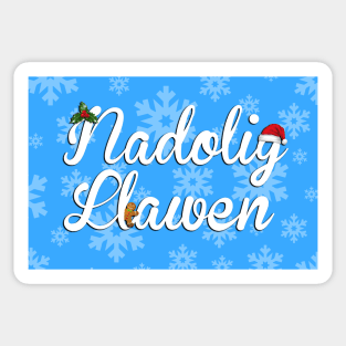 Nadolig Llawen - Merry Christmas from Wales Sticker